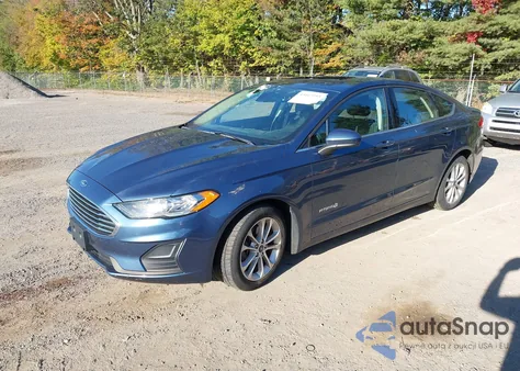 2019 Ford Fusion Hybrid Se из США, поврежденный, VIN 3FA6P0LU8KR214652